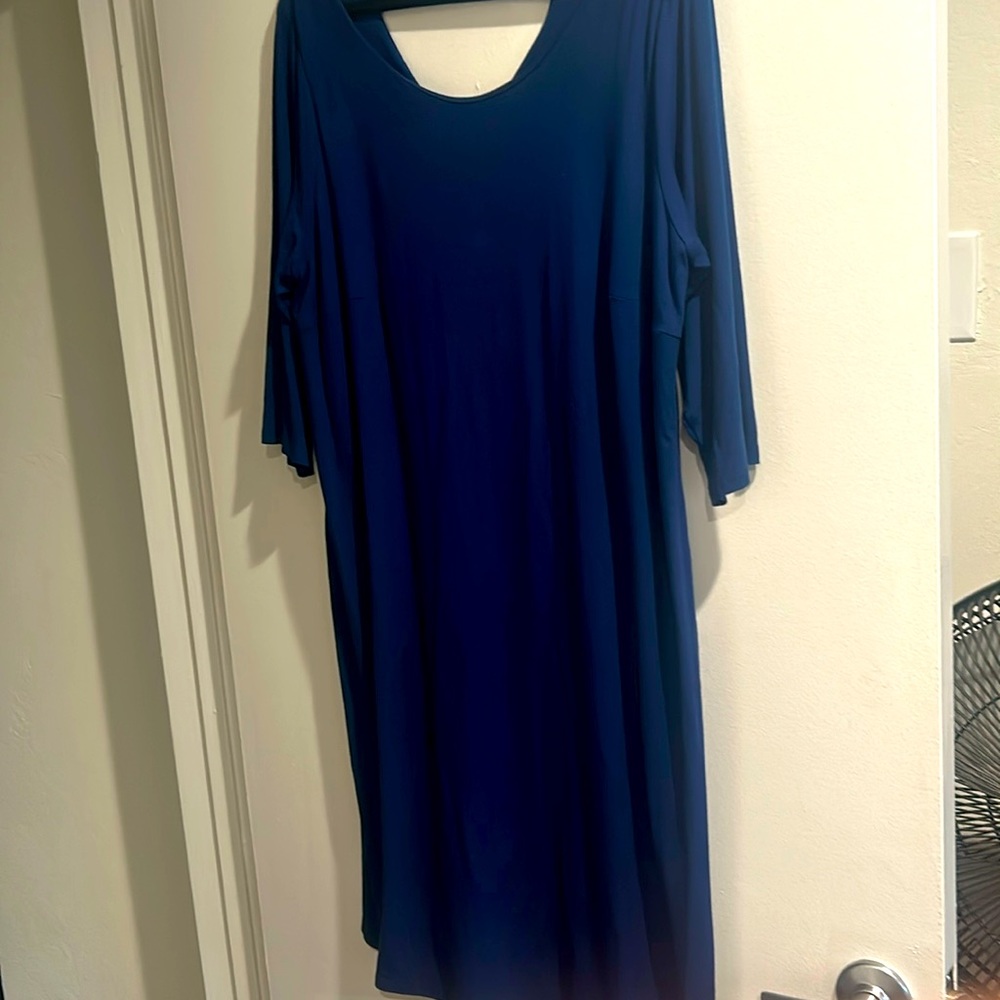 Blue Dress by Eileen Fisher Woman 1X